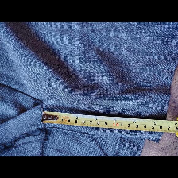 Mossimo Herringbone Pencil Skirt gray 33 in business stretch - Picture 4 of 7